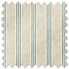 Emily Bond George Stripe Print, Fern - Twist&Fit Roman Blind